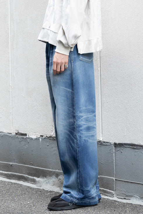 【THE JEAN PIERRE】"2 Tuck Denim Trousers"
